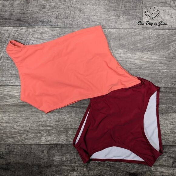 SweatyRocks One Shoulder Cutout One Piece Swimsuit Size S - Picture 3 of 4